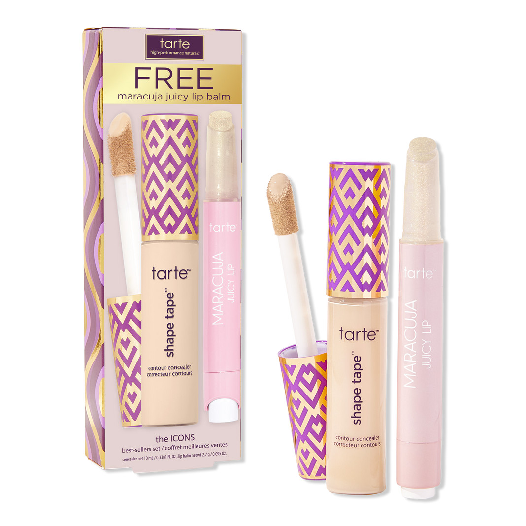The ICONS Shape Tape Concealer + Maracuja Juicy Lip Balm Best-Sellers Set | Ulta