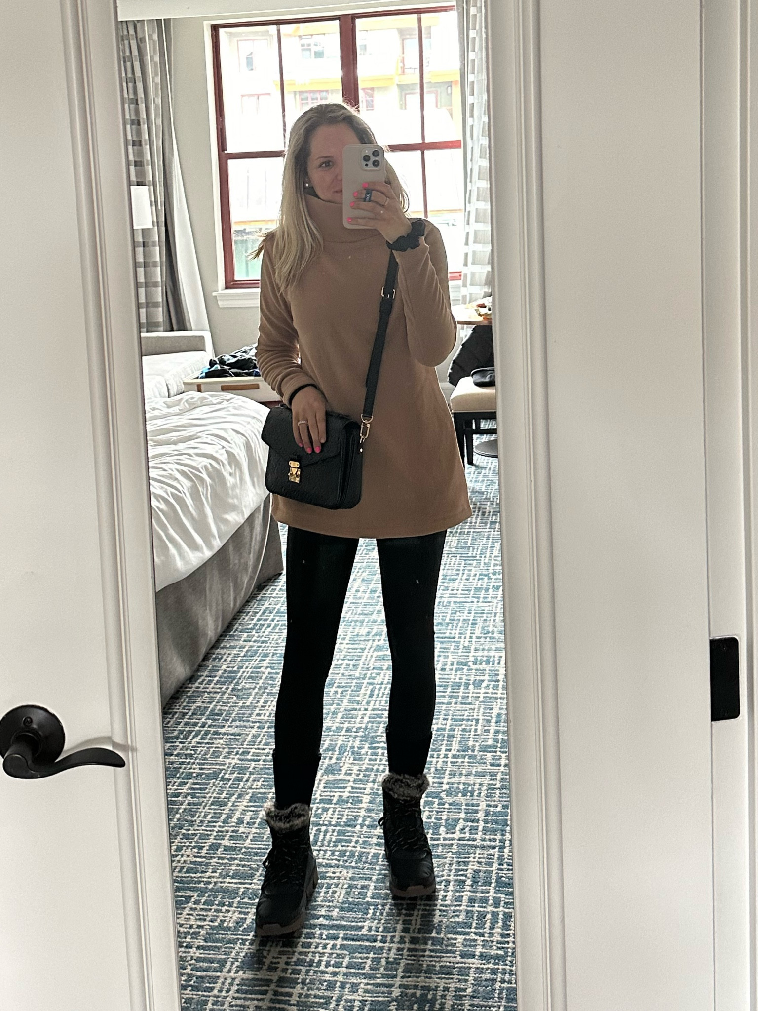 South Lake Tahoe ski trip daytime outfit. Dudley stephens fleece, spanx faux leather leggings, Columbia snow boots. Amazon fleece layers 

#LTKMostLoved 

#LTKtravel #LTKshoecrush