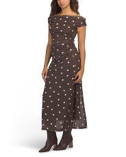 2pc Off The Shoulder Polka Dot Top And Skirt Set | Women | Marshalls | Marshalls
