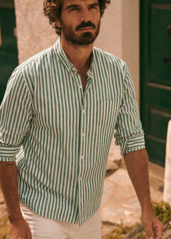 Cotton Linen Charlie Shirt | Sezane Paris - US