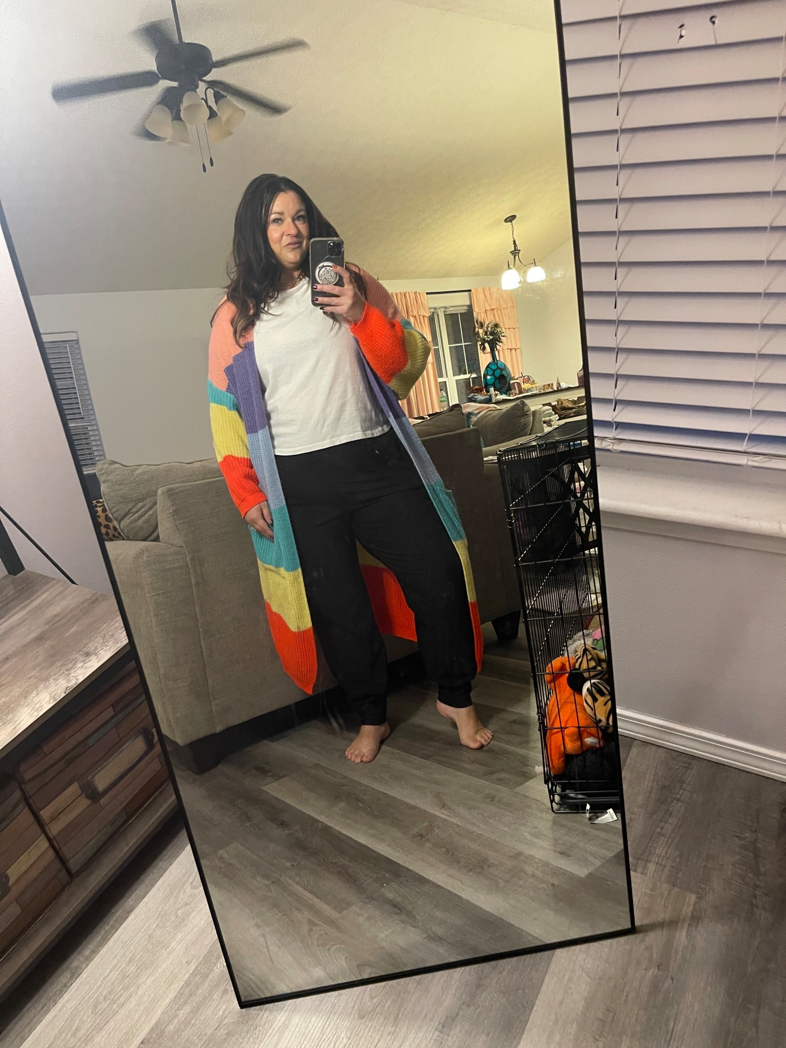 Basic doesn’t have to mean boring 🤍 One of my favorite spring outfit hacks is taking a classic white staple tee and black leggings and layering a lightweight colorful sweater to instantly make the look feel bright and seasonal. It’s the easiest way to turn your everyday basics into a cute spring outfit that still feels comfy and effortless. Perfect for busy mornings, work-from-home days, school drop-offs, or running errands while still looking put together.

Think of this as your spring capsule wardrobe essential — neutral basics you can mix and match with pastel sweaters, lightweight cardigans, or colorful layers all season long. Comfortable, versatile, and easy to style for everyday mom life.

#LTKStyle #SpringOutfitIdeas #CapsuleWardrobe #EverydayStyle #MomStyle #CasualSpringOutfit #LeggingsOutfit #SpringLayers #NeutralBasics #EffortlessStyle

#LTKPlusSize #LTKSpringSale