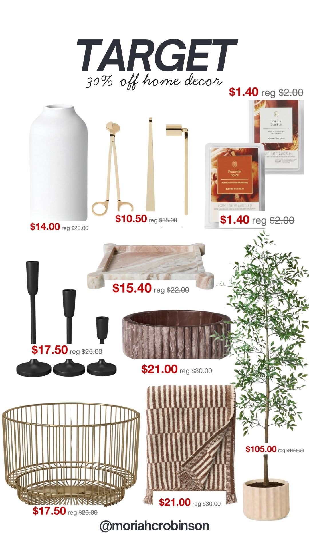 30% off home decor at Target! 🏠

Home decorations, target sale, Black Friday deal, target decorrations

#LTKSaleAlert #LTKHome #LTKFindsUnder100