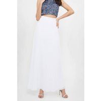 TFNC R22 White Maxi Skirt | TFNC