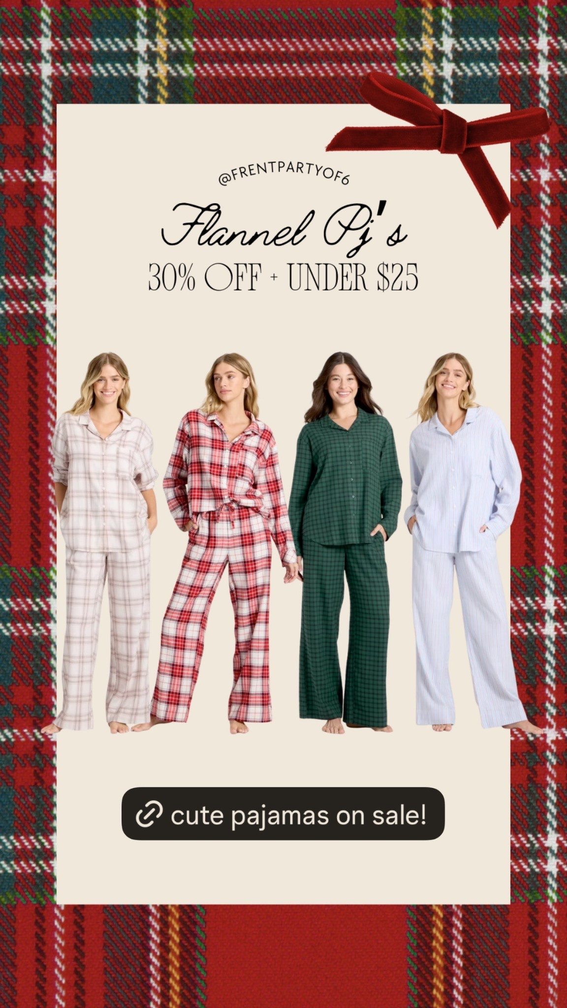 Flannel pajamas on sale + under $25. These are so cute!

#LTKHoliday #LTKFindsUnder50 #LTKSaleAlert