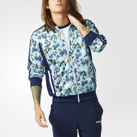 adidas ILSD Superstar Track Jacket Blush Blue | Adidas
