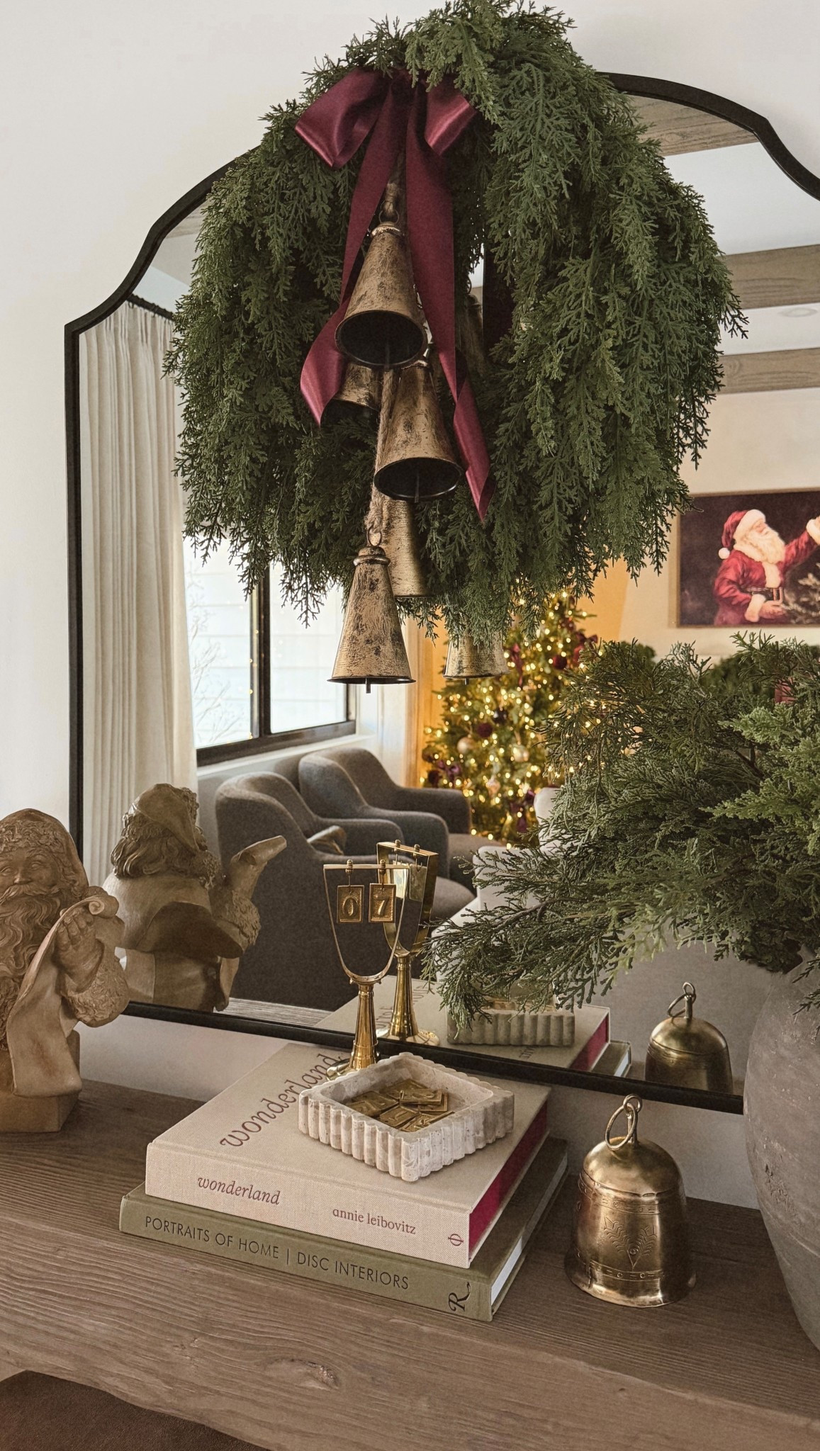 Merry Christmas entryway 🌲

#ChristmasDecor #Christmas #HolidayDecor #Wreath #GoldBells #EntrywayDecor #HolidayStyling #ChristmasStyling #ChristmasTree

#LTKHome #LTKHoliday #LTKGiftGuide