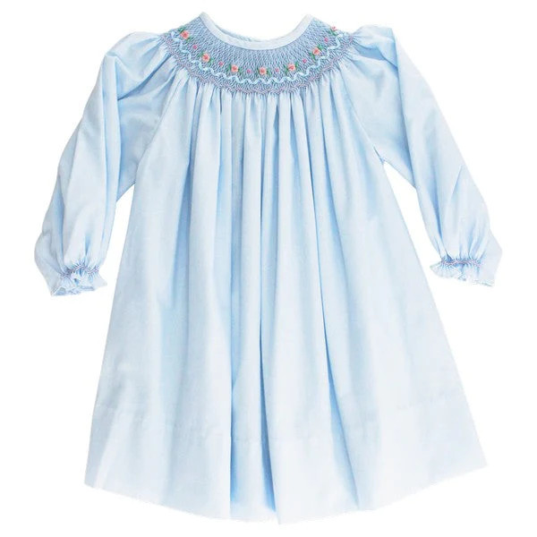 Blue Geometric- Bishop Dress | The Bailey Boys