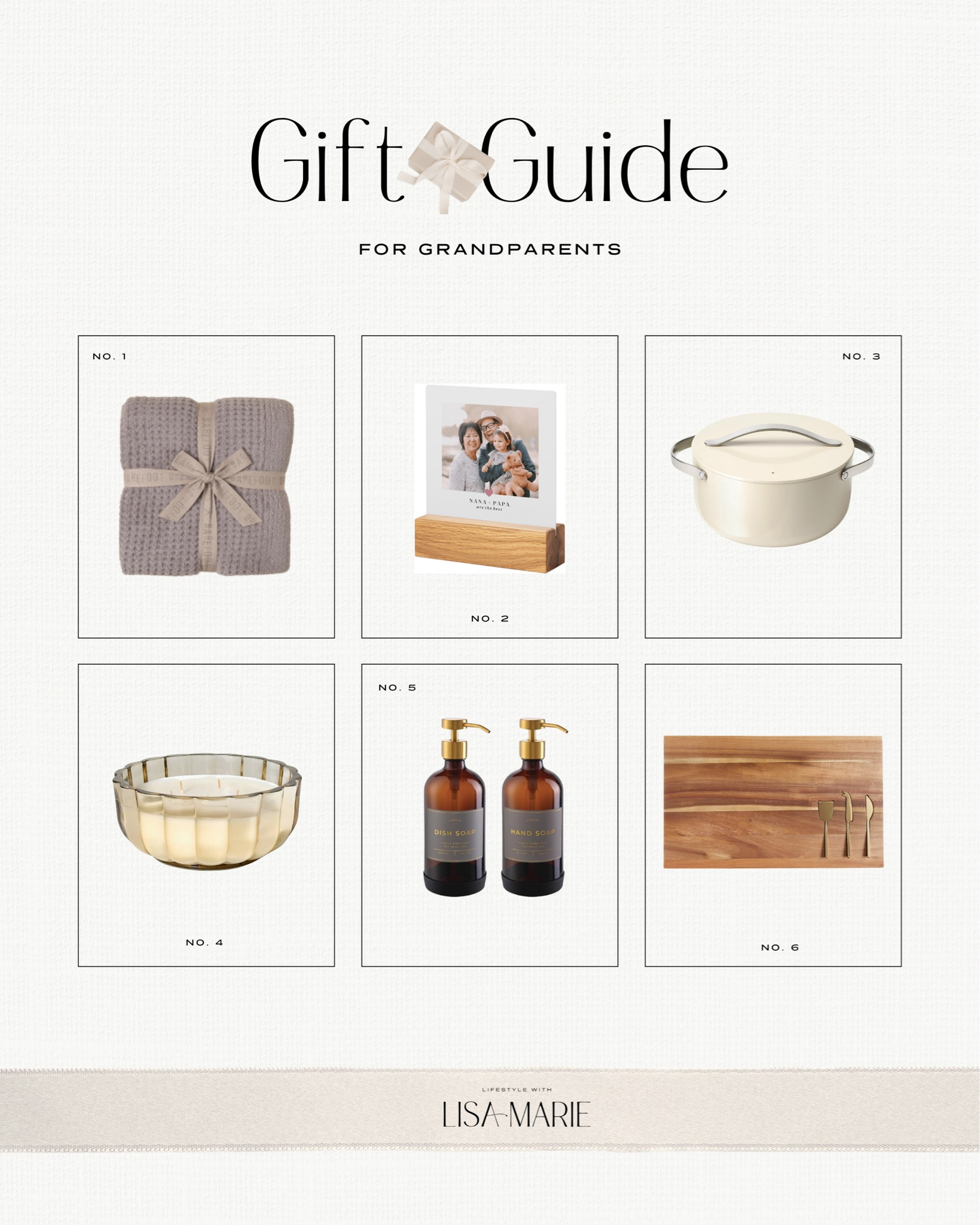 Holiday gift guide for grandparents. Grandmother Christmas present ideas. Home gift ideas. Gift ideas for parents. Gift ideas for hostess. 

#LTKHoliday #LTKGiftGuide #LTKHome