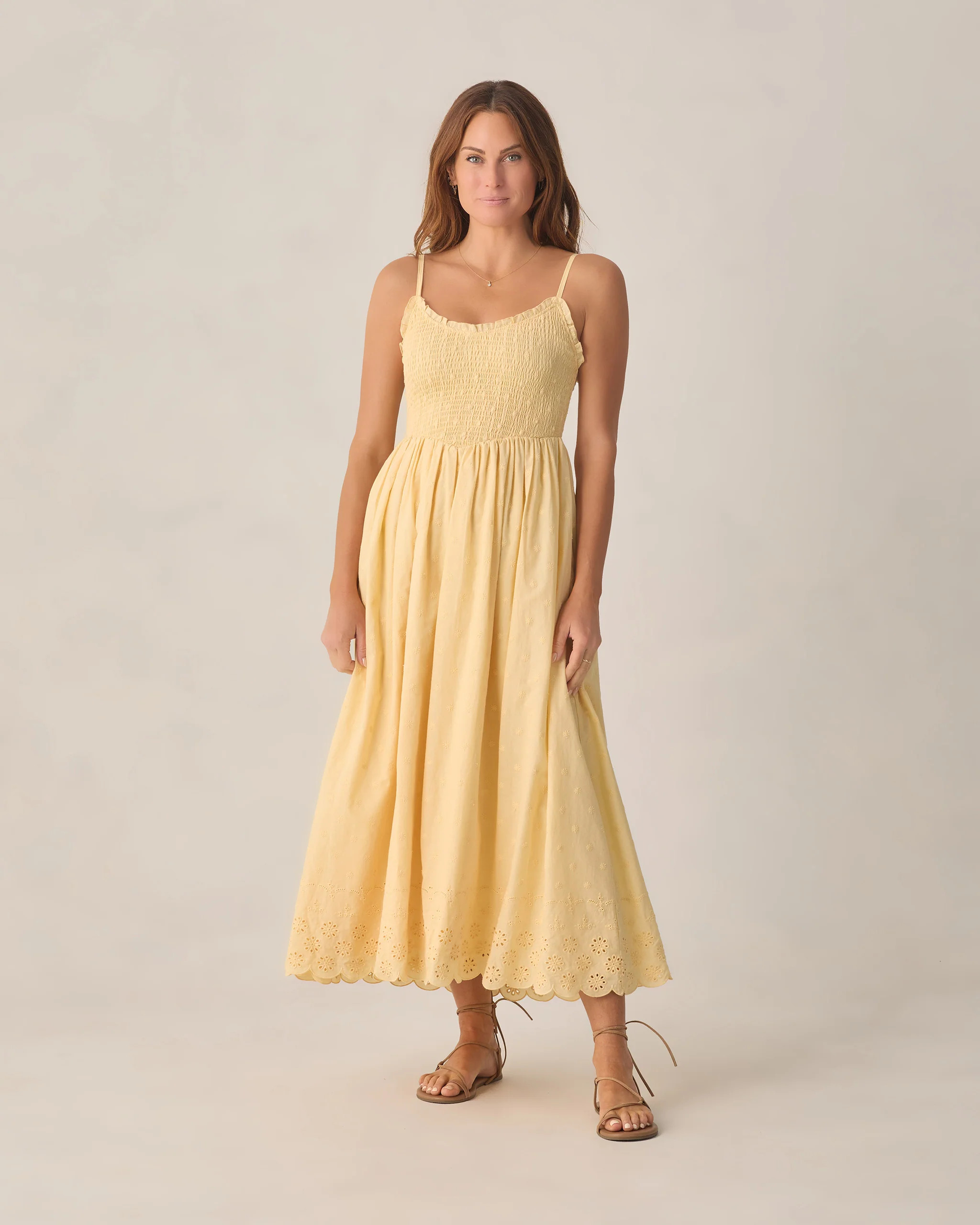 Women's Chrissy Dress Lemon | Rylee + Cru