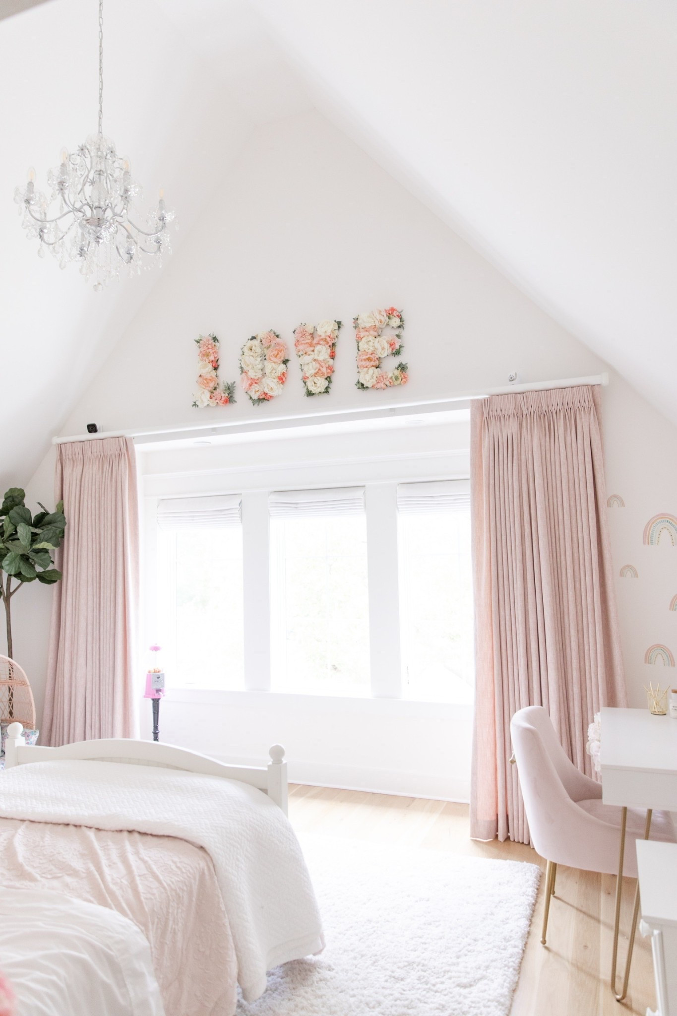 A little girl’s dream room 💕 These floral letters are seriously the cutest. Pink bedding and accessories all around!

#LTKKids #LTKFamily #LTKHome