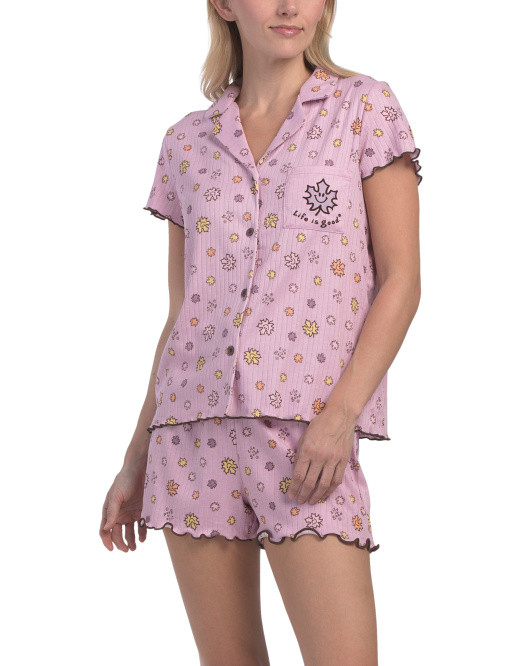 2pc Fall Leaves Sleep Set | Family Pajamas | Marshalls | Marshalls