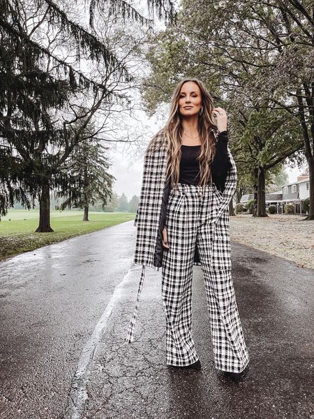 Cutest plaid blazer and pants set for Christmas parties, showers, office, church and more. Wearing XS in pants and S in plaid coat. Use code: Thankemilyann for discount!

#reddress #christmasparty #bridalshowerguest

#LTKHoliday #LTKSeasonal #LTKsalealert