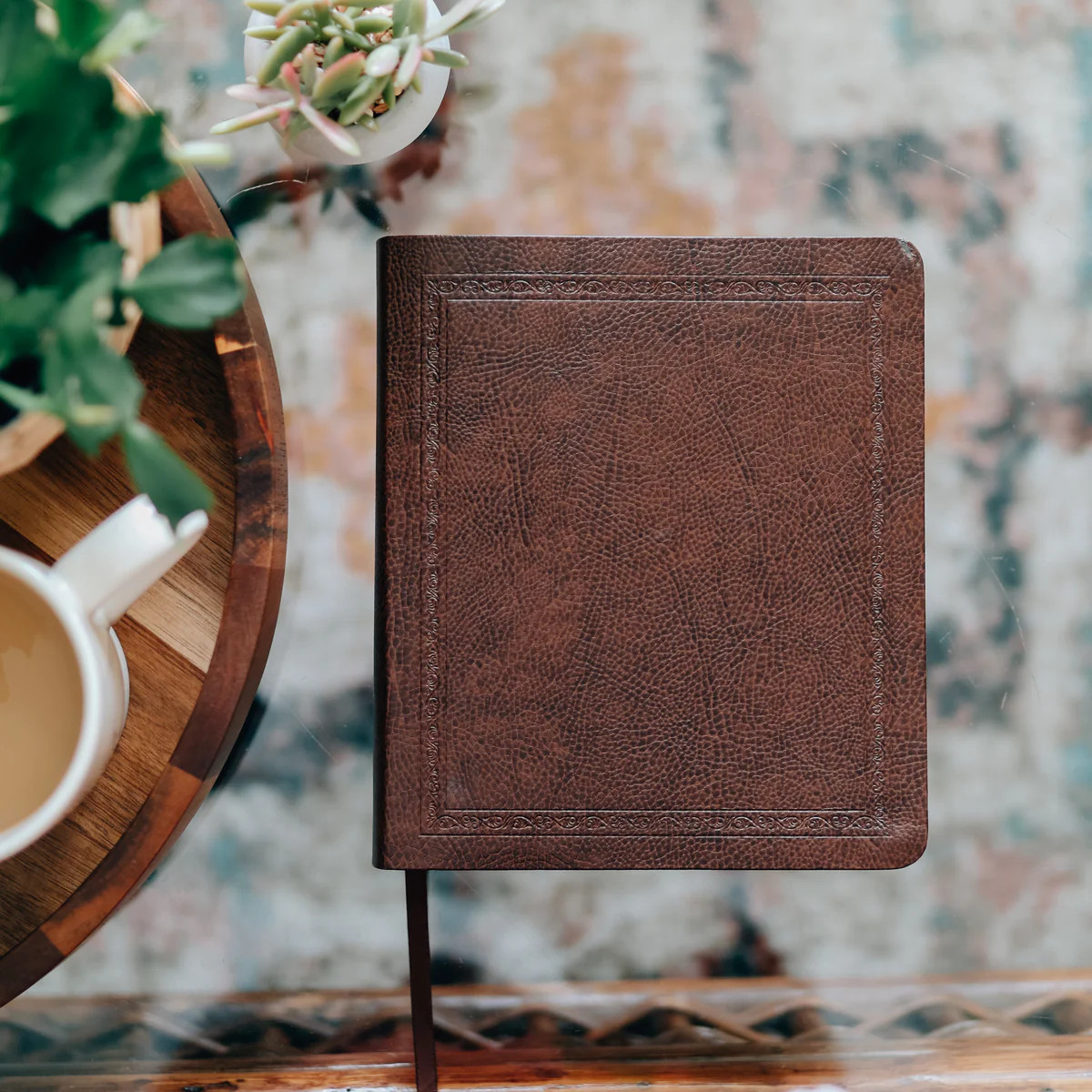 ESV Journaling Bible - Mocha Bonded Leather | The Daily Grace Co.