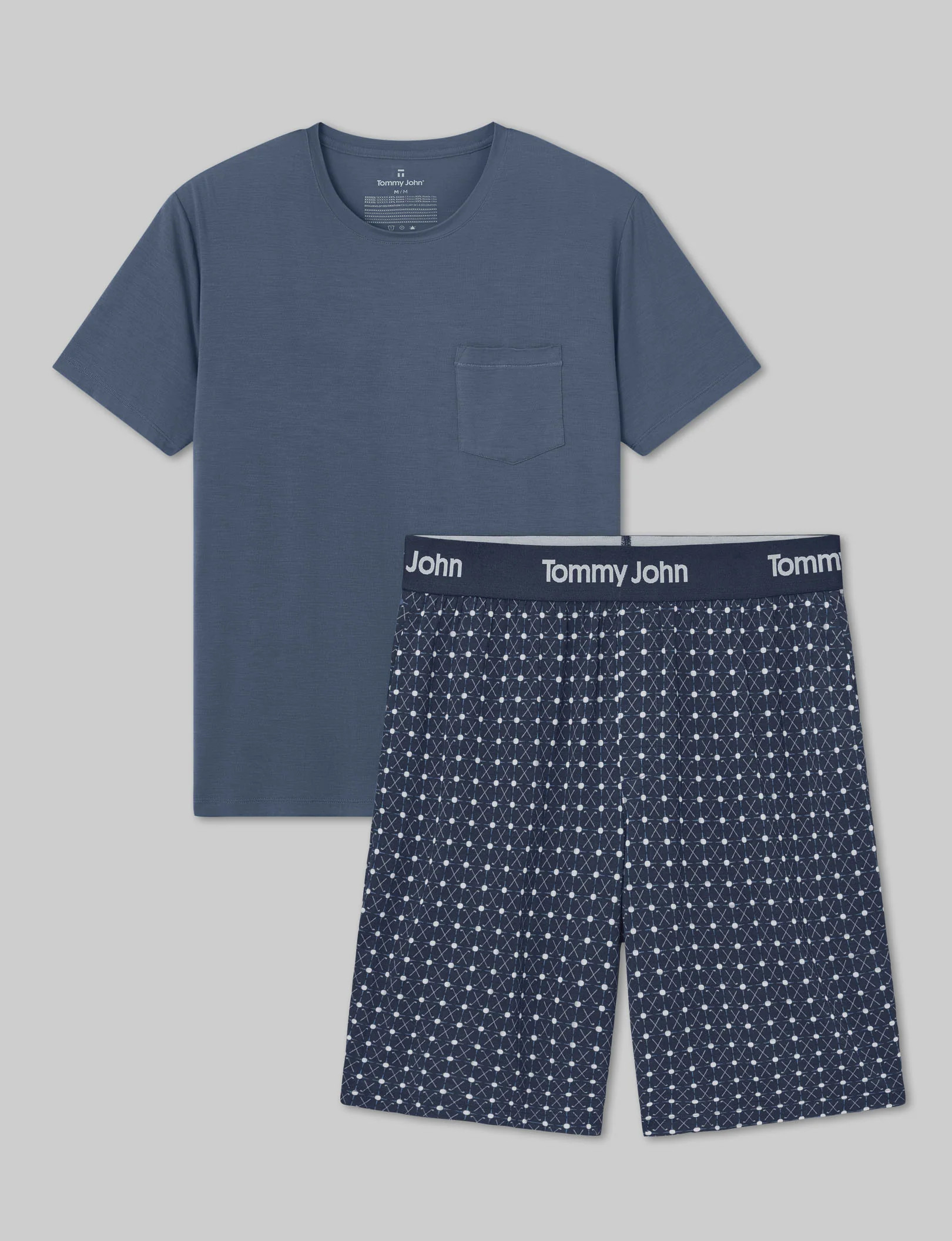 Second Skin Sleep Pocket Tee & Short Set | Tommy John