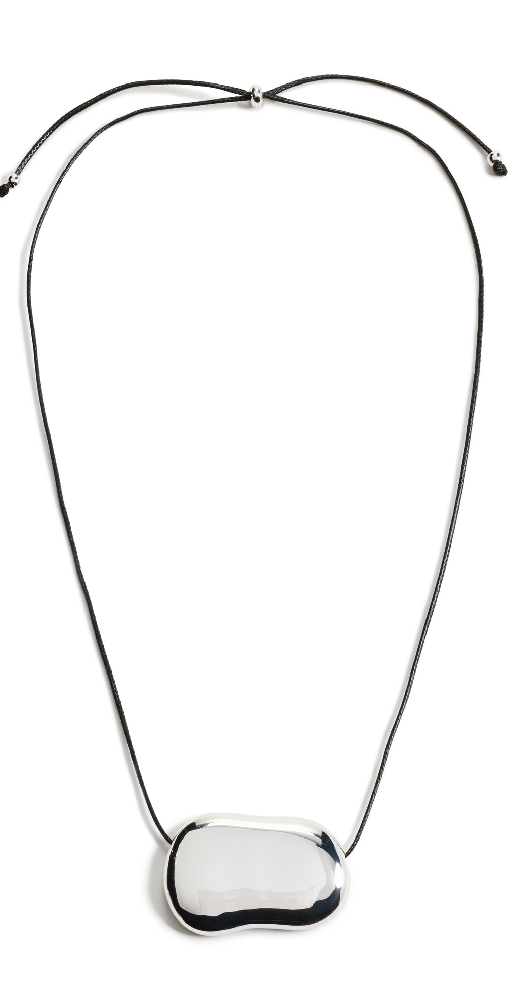 Heaven Mayhem Julia Silver Necklace Silver/Black One Size | Shopbop