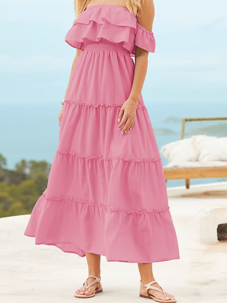 Tiered Carmen Maxi Dress | Victoria's Secret (US / CA )