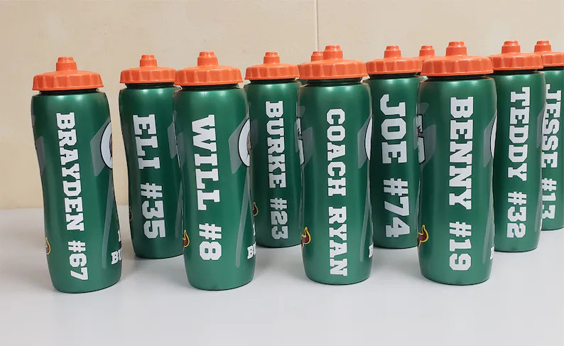 Personalized Name Custom Gatorade Squeeze Water Bottle 32 Oz Gift Party Favor Teen Team Sport Gif... | Etsy (US)