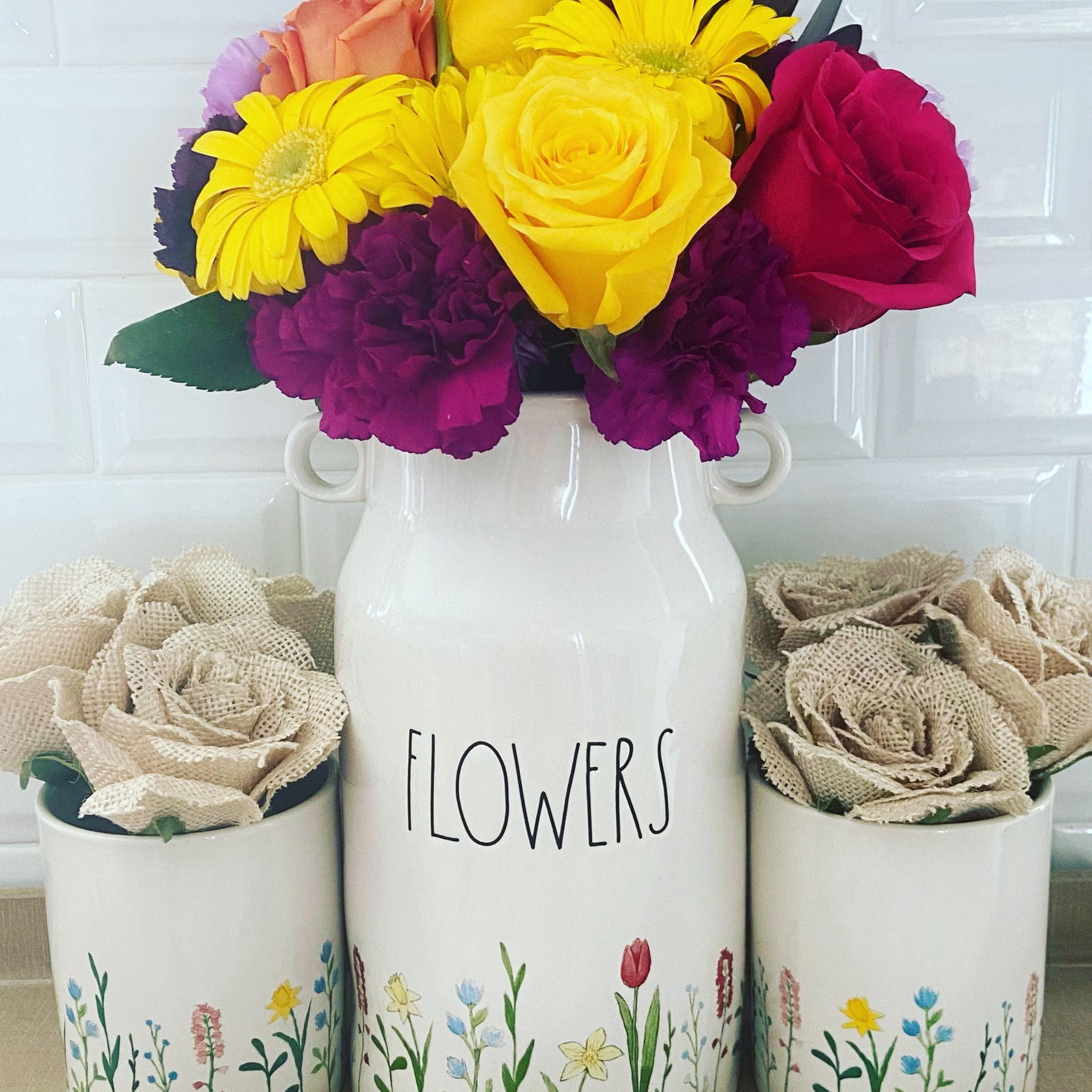 This Rae Dunn Flowers Vase is in stock at Homegoods website ✨✨✨

#LTKFind #LTKhome #LTKSeasonal