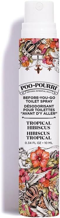 Poo-Pourri Before-You-Go Toilet Spray, Royal Flush, Travel Size 10 mL - Eucalyptus and Spearmint | Amazon (US)