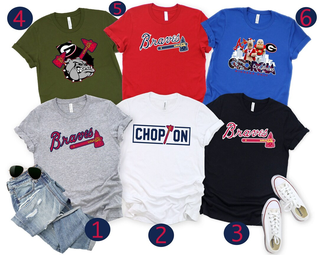 Atlanta Braves Shirt - Vintage Braves Tee - Bleach Design Atlanta Braves - Baseball Braves Tee - ... | Etsy (US)