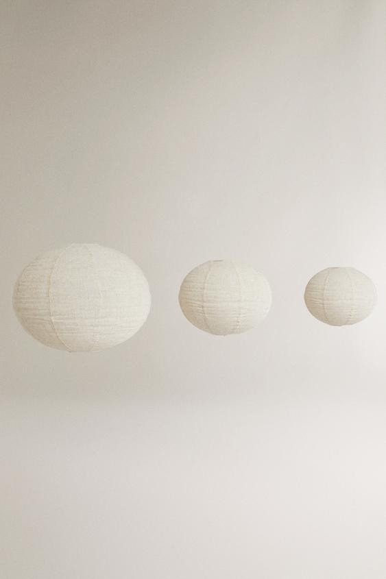LINEN PENDANT LAMP LAMPSHADE | Zara US
