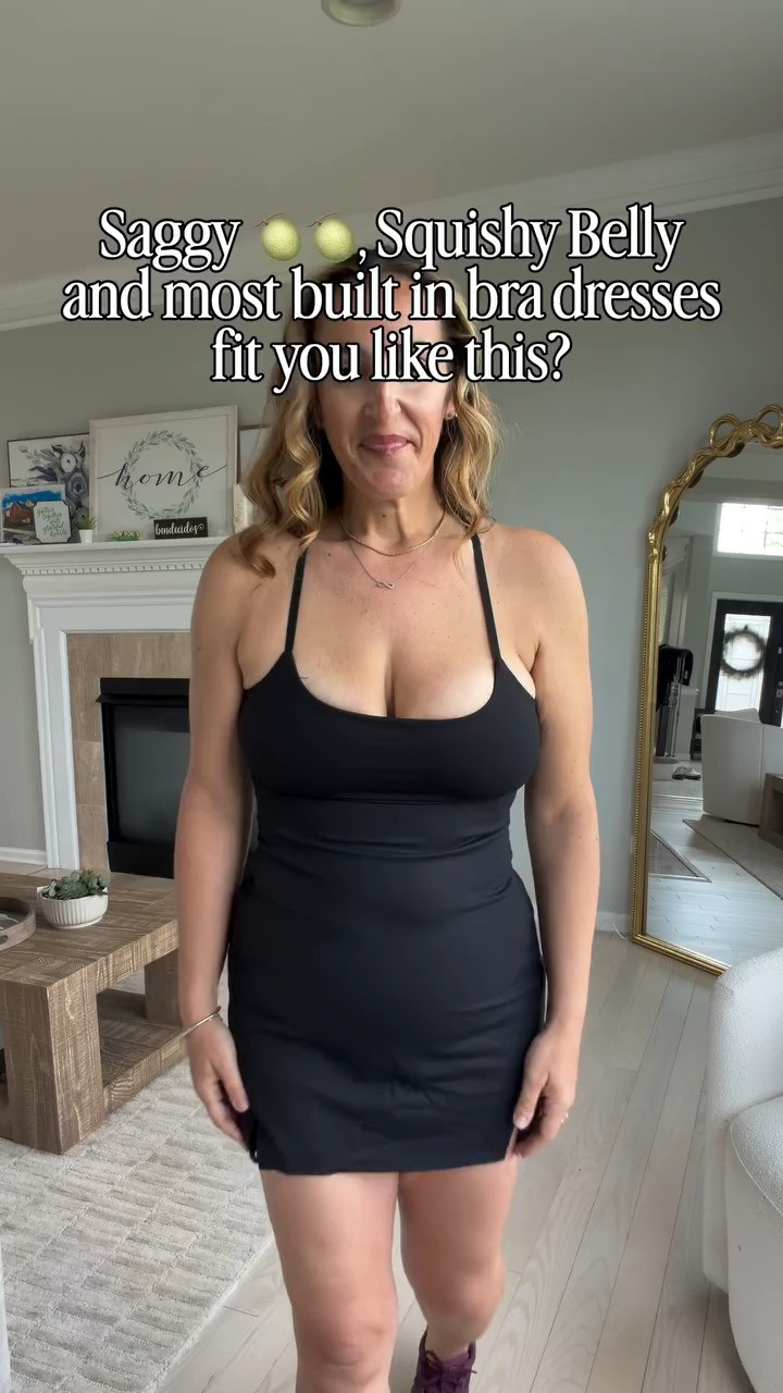 I actually never thought dresses like this would work for me so I used to not try them! But I’m so happy I did. I live in them as the weather warms up!
Wearing a medium in all.

Which one is your fav?
#softbelly #athleticdress #builtinbra #bralessdress  

 #LTKootd #LTKActive #LTKMidsize