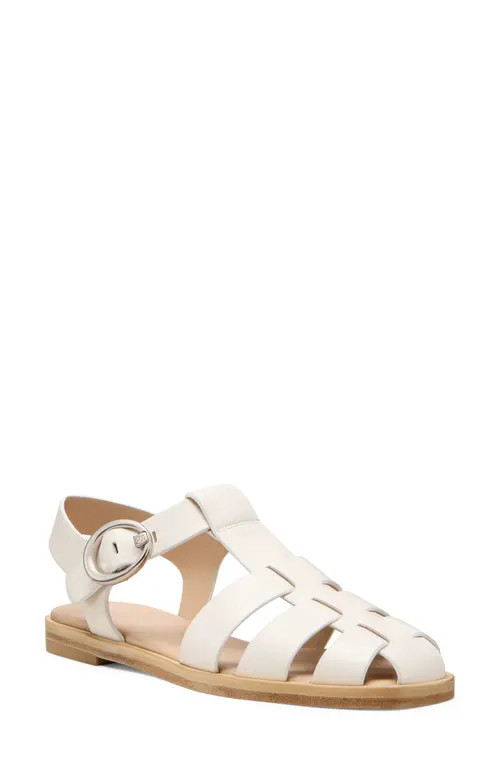 Stuart Weitzman Villa Fisherman Sandal in Cream at Nordstrom, Size 7 | Nordstrom