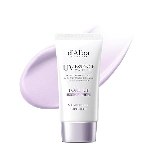 d'Alba | Italienischer weißer Trüffel Waterfull Purple Tone-up Sunscreen 50ml, SPF/LSF 50+PA+++... | Amazon (DE)
