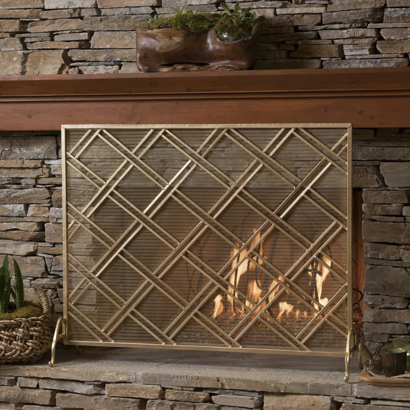 Bachar Iron Fireplace Screen | Wayfair North America