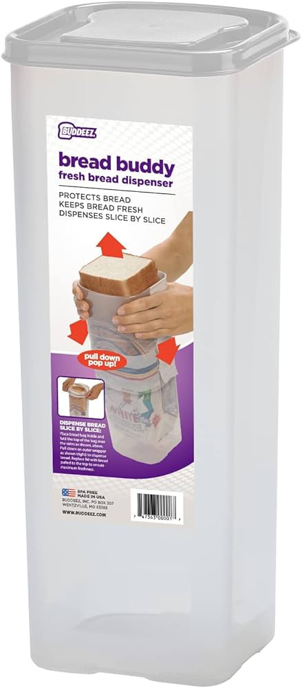 Buddeez White-Pack of 1 bread-boxes, Sandwich Size | Amazon (US)