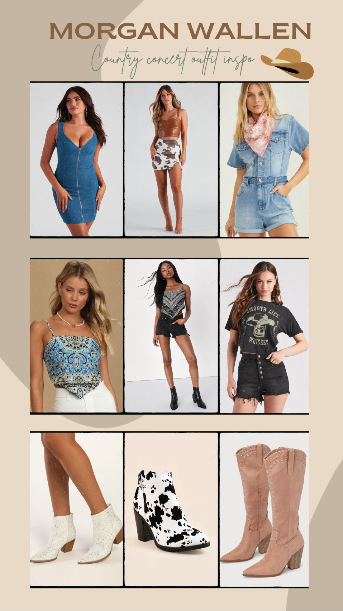 Morgan Wallen/Country concert outfit inspo

#LTKstyletip #LTKFestival #LTKshoecrush