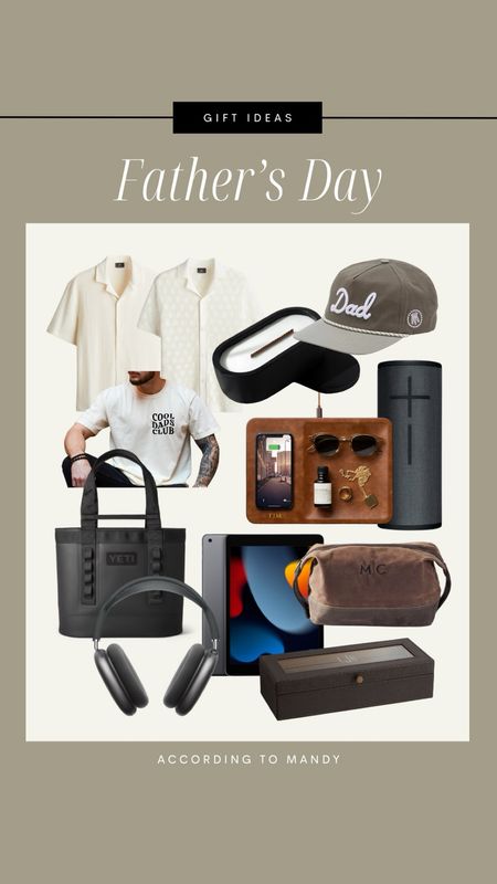 Father’s Day Gift Ideas! 

father’s day gifts, yeti, etsy finds, etsy gifts, dad hat, dad tshirt, monogram gifts, electronics, gifts for dad, father’s day idea, men’s fashion, h&m fashion, h&m men’s 

#LTKSeasonal #LTKStyleTip #LTKGiftGuide