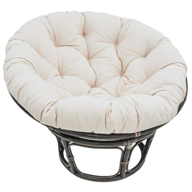 Blazing Needles Natural Solid Chair Cushion Lowes.com | Lowe's