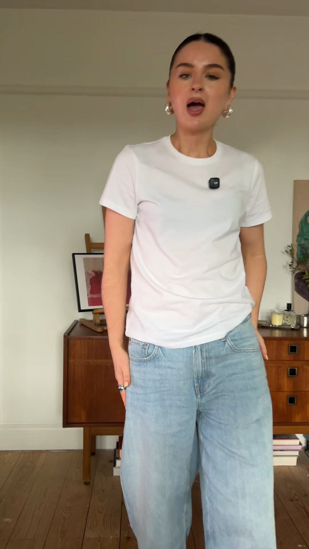 Everlane top picks 

Wearing size small in T-shirts (no need to size up) 
True to size in jeans also I’m wearing size 28w 

#LTKsummer #LTKeurope #LTKjeans