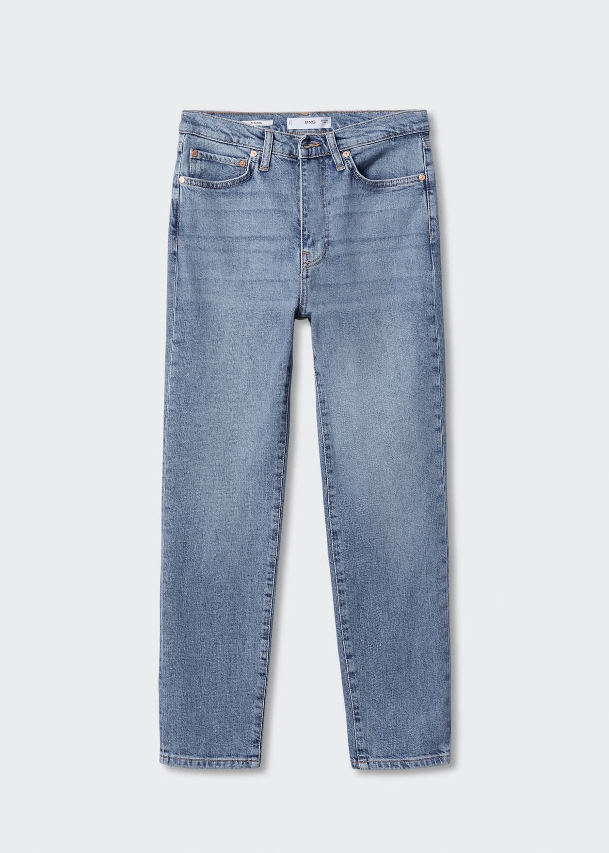 High-rise wideleg jeans | MANGO (US)