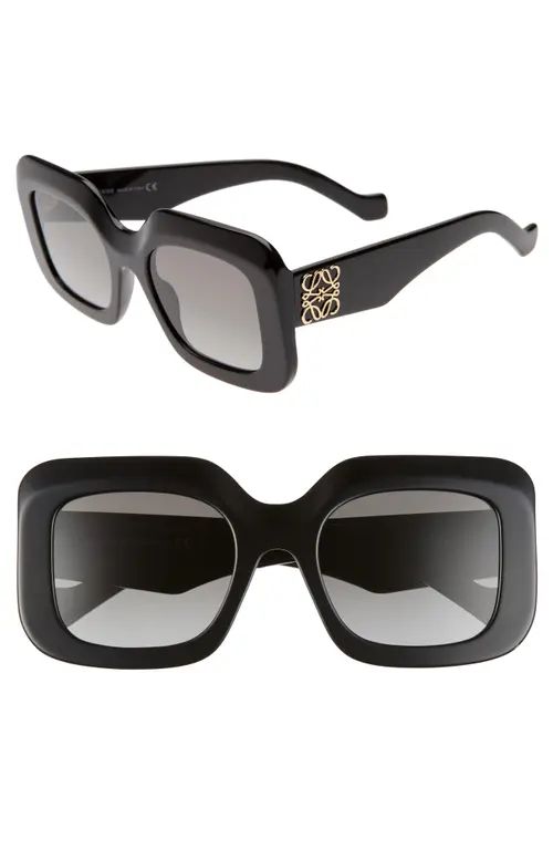 Loewe 53mm Square Sunglasses in Black at Nordstrom | Nordstrom