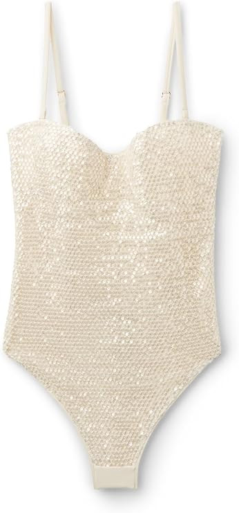 CALZEDONIA Woman's One Piece Swimsuit Sequin Net | Amazon (US)