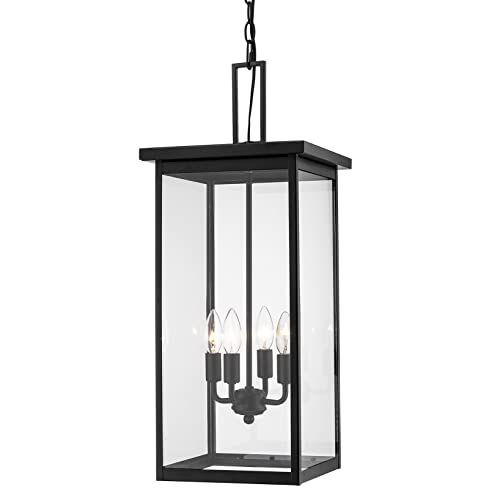 Millennium 2605-PBK Transitional Four Light Outdoor Hanging Lantern from Barkeley Collection Fini... | Amazon (US)