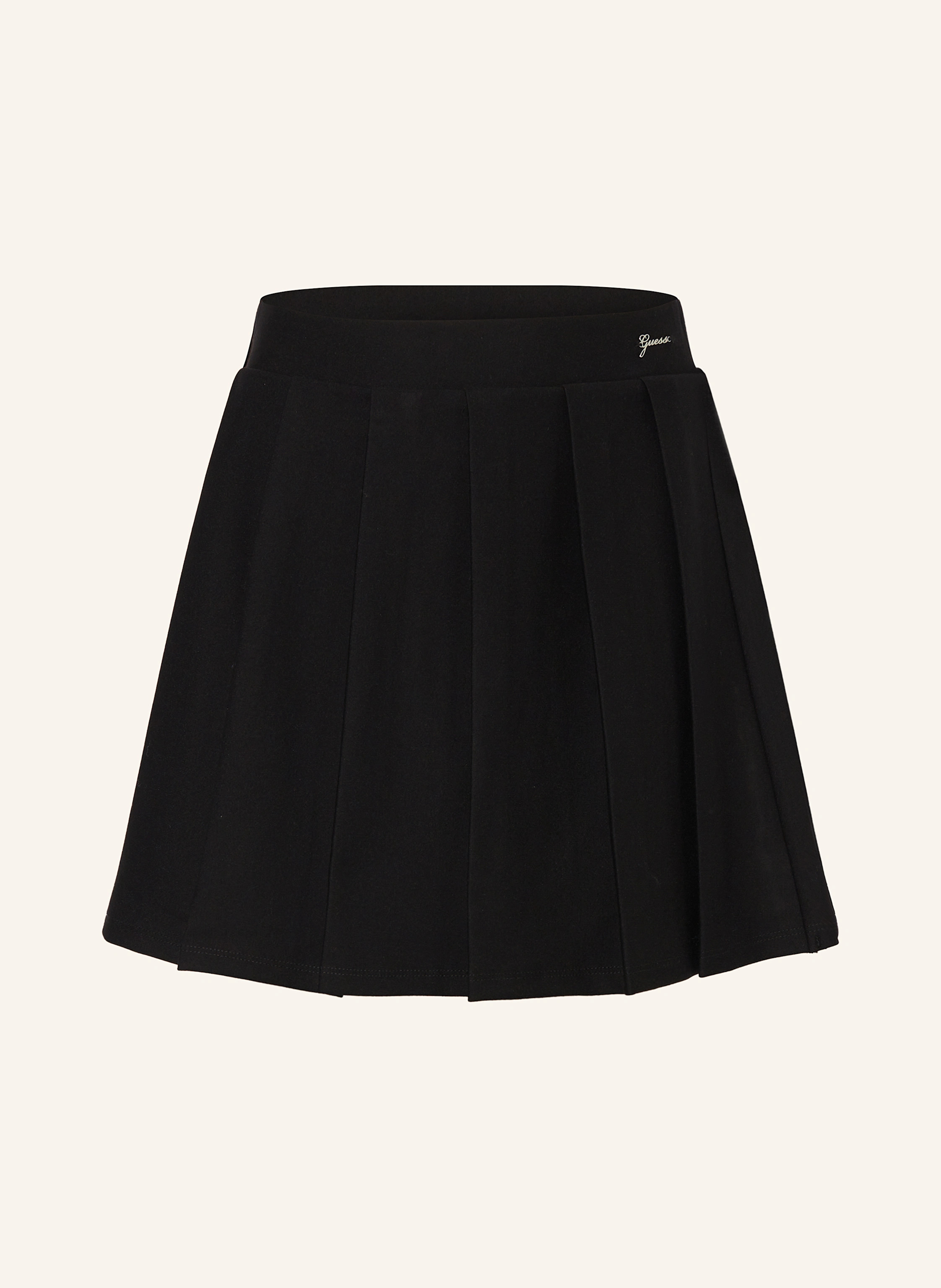 GUESS Faltenrock aus Jersey in schwarz | Breuninger (DACH)