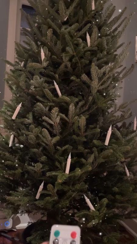 Scandinavian/German Christmas design. Remote candles in Christmas tree.

#LTKHoliday #LTKSeasonal #LTKhome