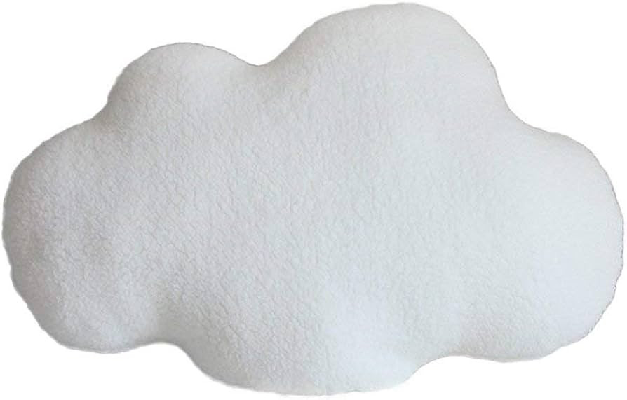 FLYING BALLOON Lovely Cartoon Clouds Shaped Throw Pillows Waist Rest Cushion Bedrest Reading Pill... | Amazon (US)