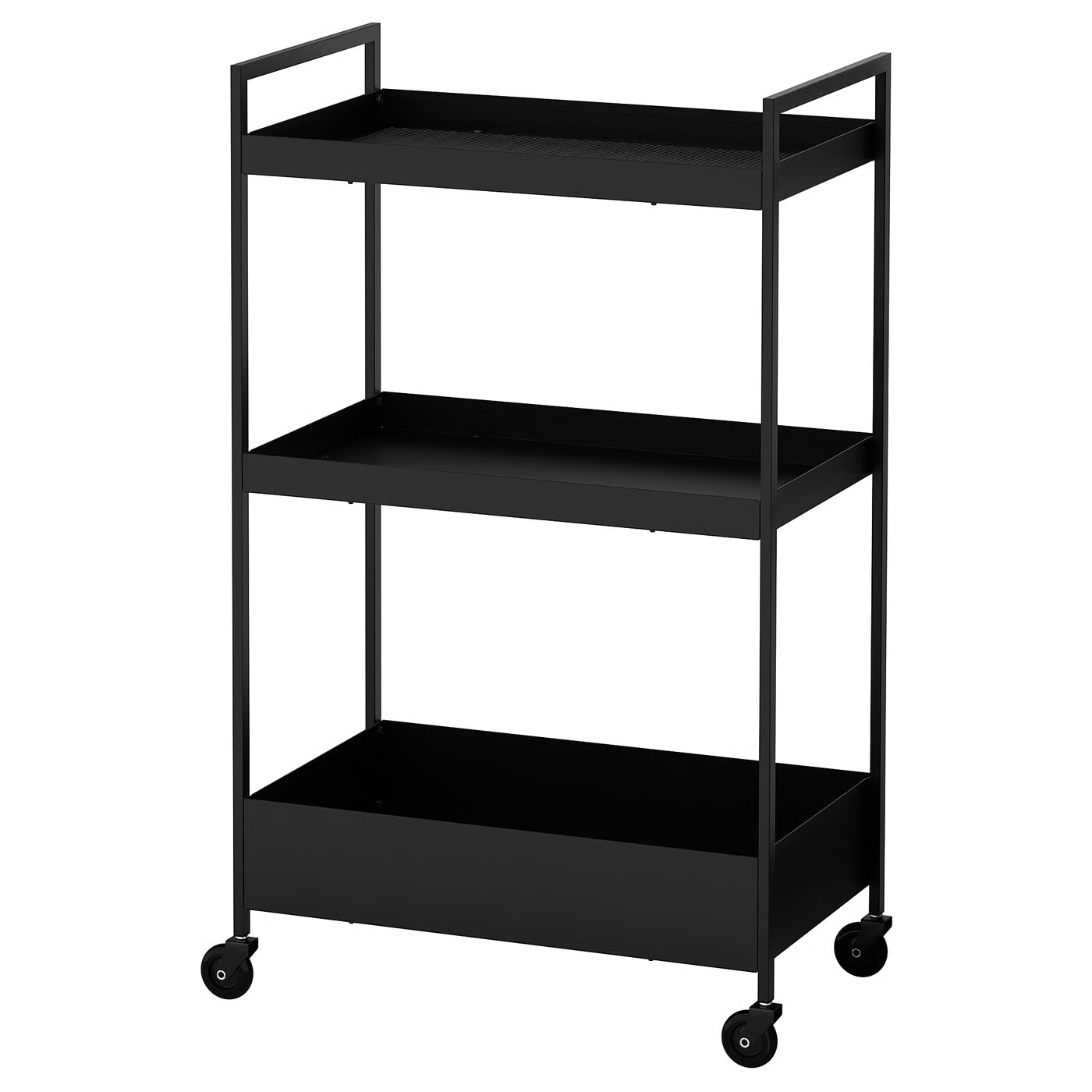 NISSAFORS trolley, black, 50.5x30x83 cm - IKEA Germany | IKEA (DE)