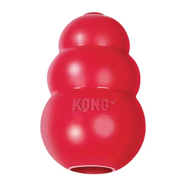 KONG Classic Durable Natural Rubber Dog Toy, Large, Red - Walmart.com | Walmart (US)