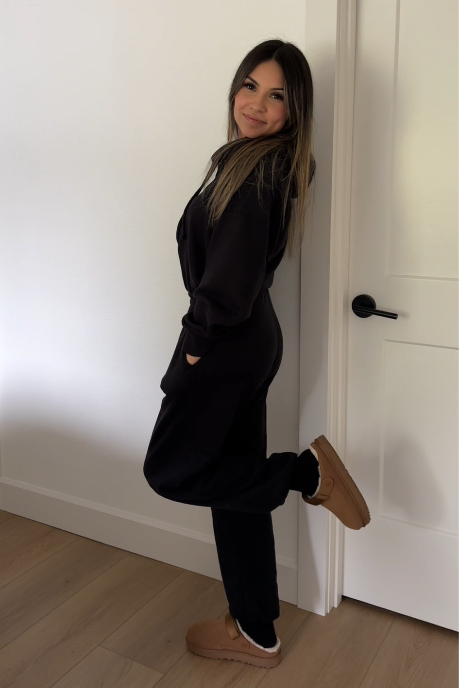 The perfect lazy girl fall outfit! 
Abercrombie fleece jumpsuit runs tts & is the perfect length (I’m 5’2, size XS regular length)
Cozy goldenstar Uggs run about 1/2- 1 size too small


#LTKShoeCrush #LTKFindsUnder100 #LTKSeasonal