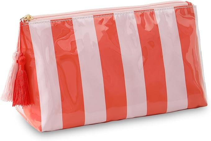 DYSHAYEN Makeup Bags for Purse,Small Clear Coated Cosmetic Bags for Women Girls, Waterproof Trave... | Amazon (US)