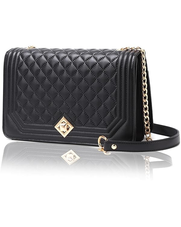 Travistar Crossbody Bags for Women Small Handbags PU Leather Shoulder Bag Purse Evening Bag Quilt... | Amazon (US)