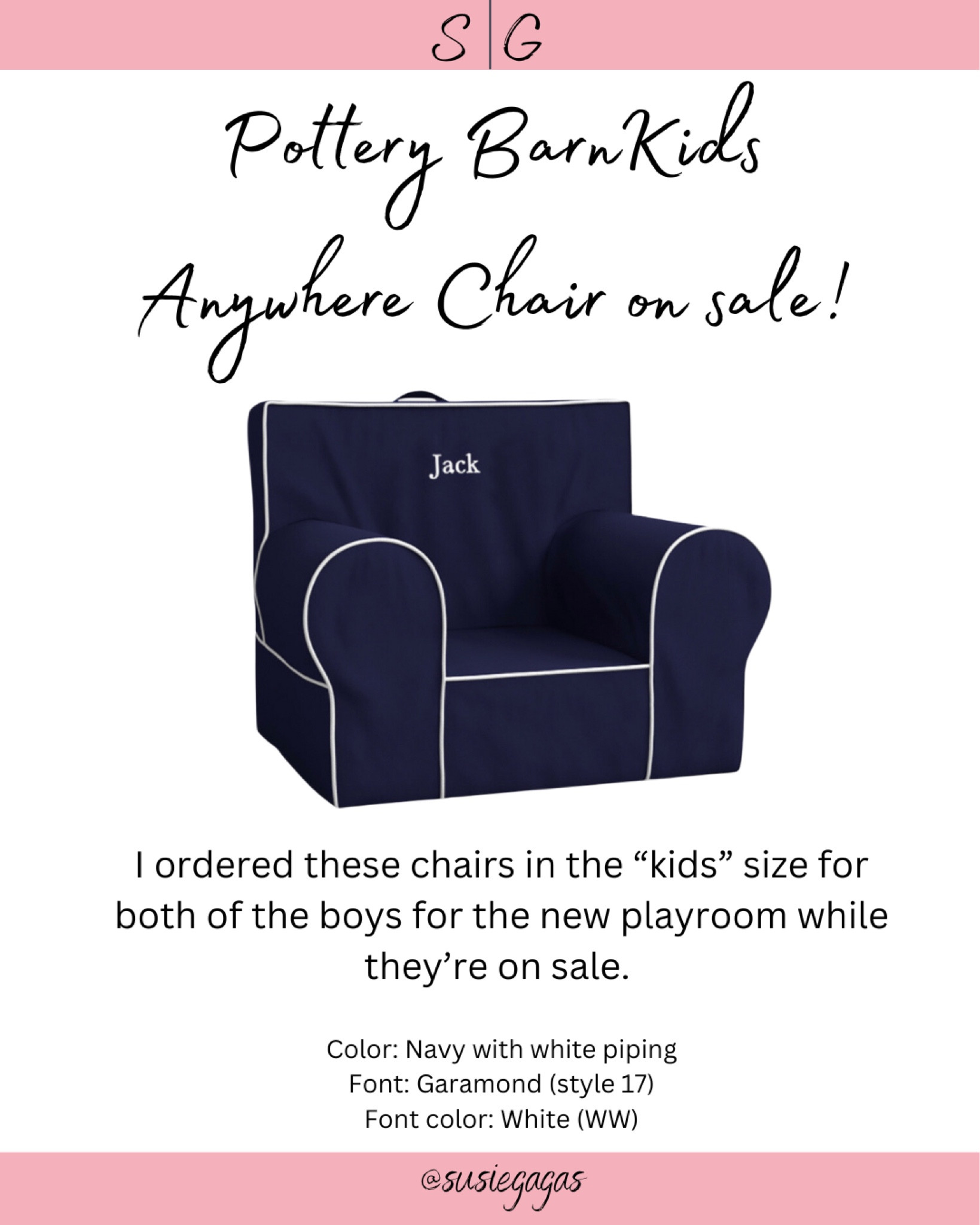 Very excited that we’ll have the space now in our new playroom for the Pottery Barn Kids Anywhere Chair. Jack loves to use it when we go on playdates! 

Currently on sale!

#LTKfamily #LTKbaby #LTKkids