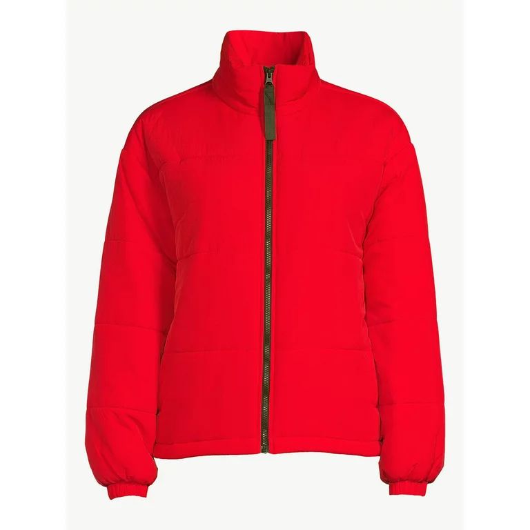 Free Assembly Women's Oversized Puffer Jacket - Walmart.com | Walmart (US)