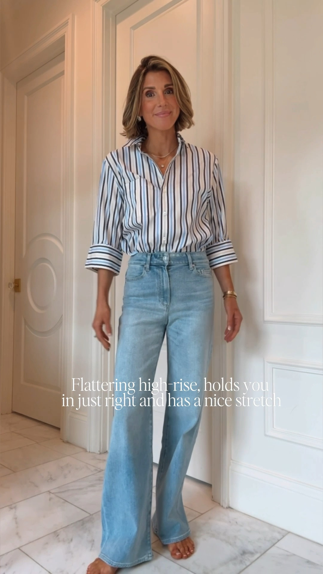 These jeans are a best seller and my top recommendation. These fit tts wearing size 25