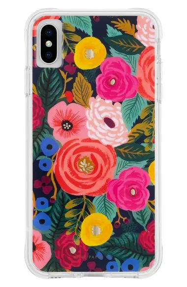 x Rifle Paper Co. Juliet Rose iPhone X/XS/XS Max & XR Case | Nordstrom